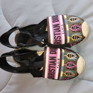 Christian Dior espadrilles size 37 1/2